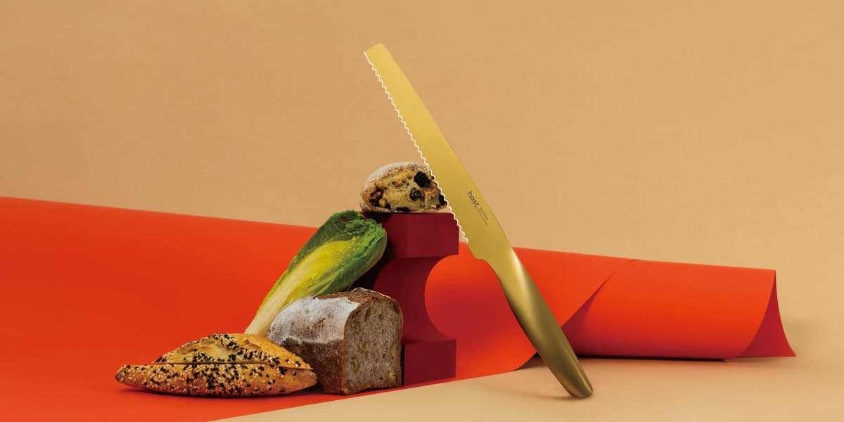TSUMIKI hast Edition Knife BREAD ハストエディションナイフ ブレッドナイフ チタンゴールド