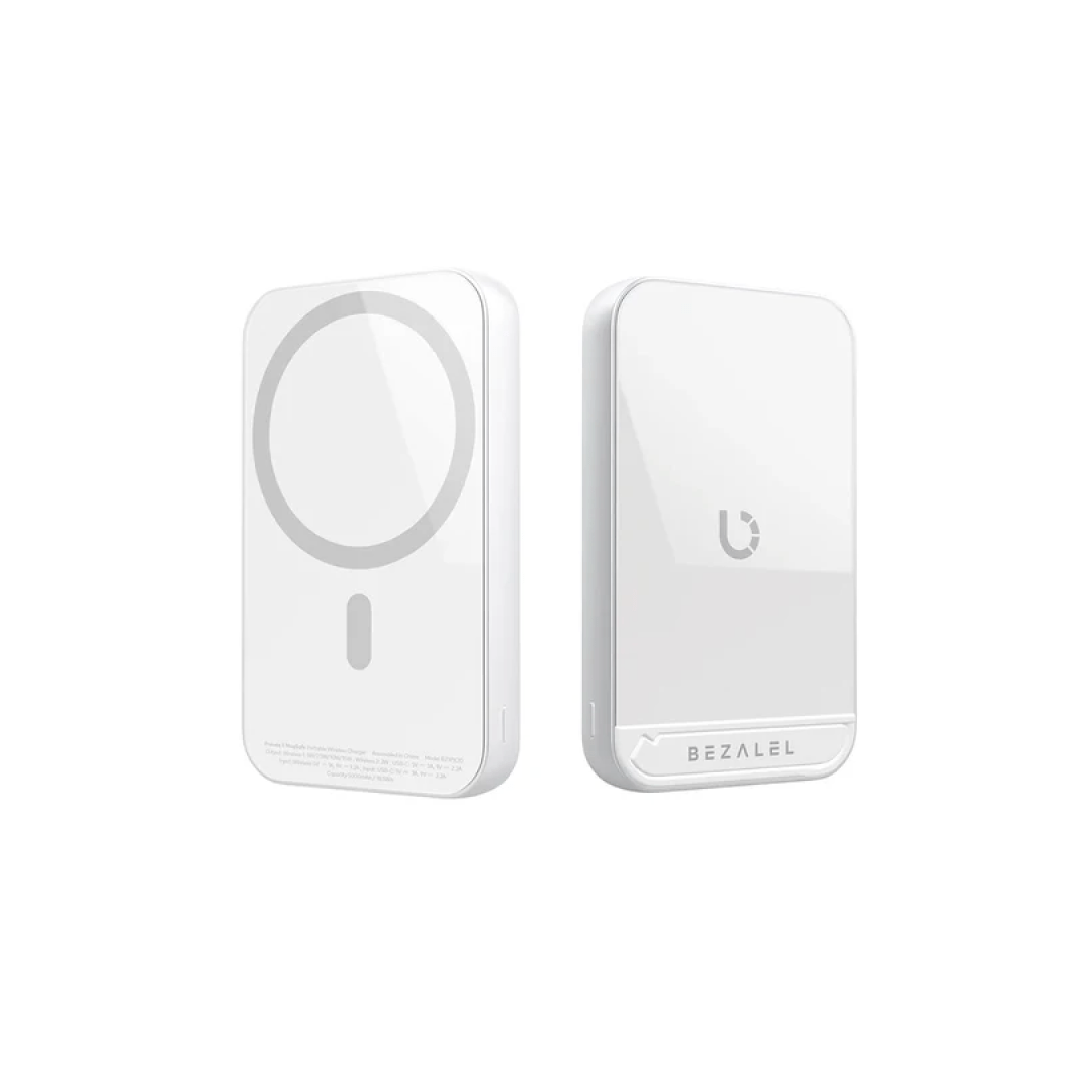 [BEZALEL] Prelude X MagSafe ワイヤレスモバイルバッテリー 5000mAh ホワイト
