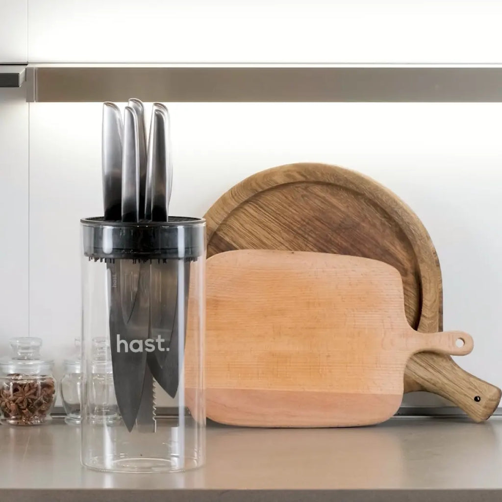 GLASS KNIFE BLOCK（ガラスナイフブロック）